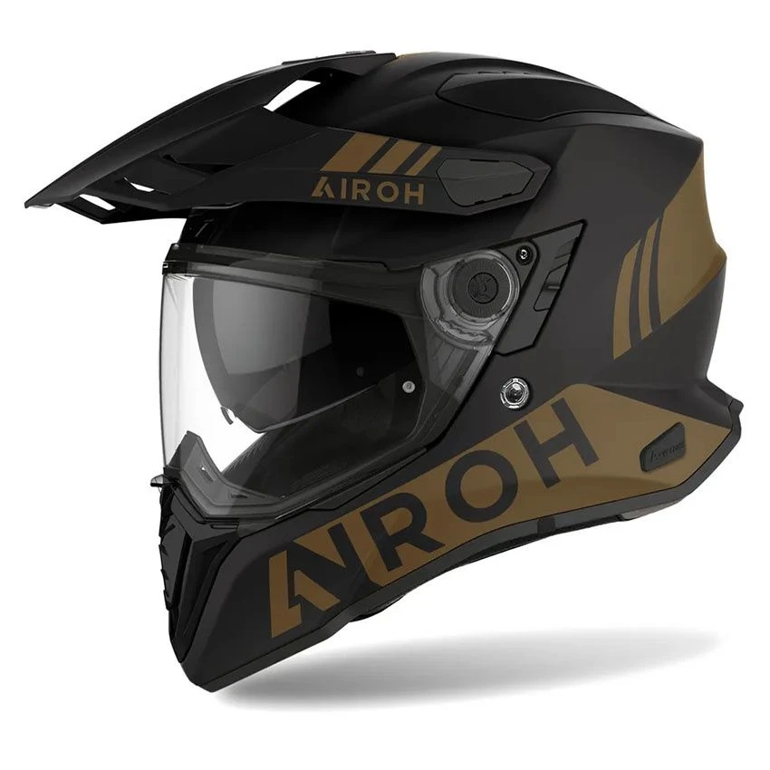Airoh Commander Gold Motorhelm 1 Airoh Commander Gold Motorhelm
