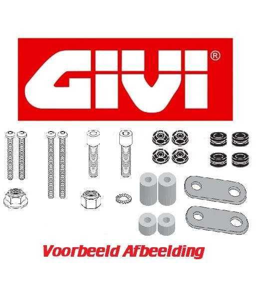 GIVI D6112KIT Bevestigingskit D6104ST Kymco XCiting S400I (18-) 1 GIVI D6112KIT Bevestigingskit D6104ST Kymco XCiting S400I (18-)