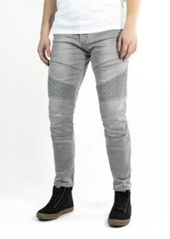 John Doe Rebel Motorbroek -Goedhart Motoren John Doe Rebel Jeans Light Grey XTM 1 59d7