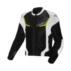Macna Orcano Night Eye Motorjas -Goedhart Motoren Macna Orcano Men Night Eye zwart wit 7a36
