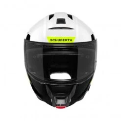 Schuberth C5 Eclipse Motorhelm -Goedhart Motoren c5 eclipse wit geel detail 2 db7c