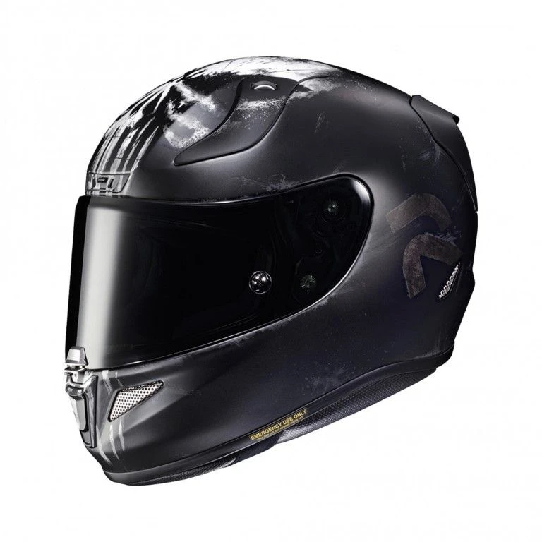 HJC RPHA 11 Punisher Marvel Motorhelm 3 HJC RPHA 11 Punisher Marvel Motorhelm - Afbeelding 3