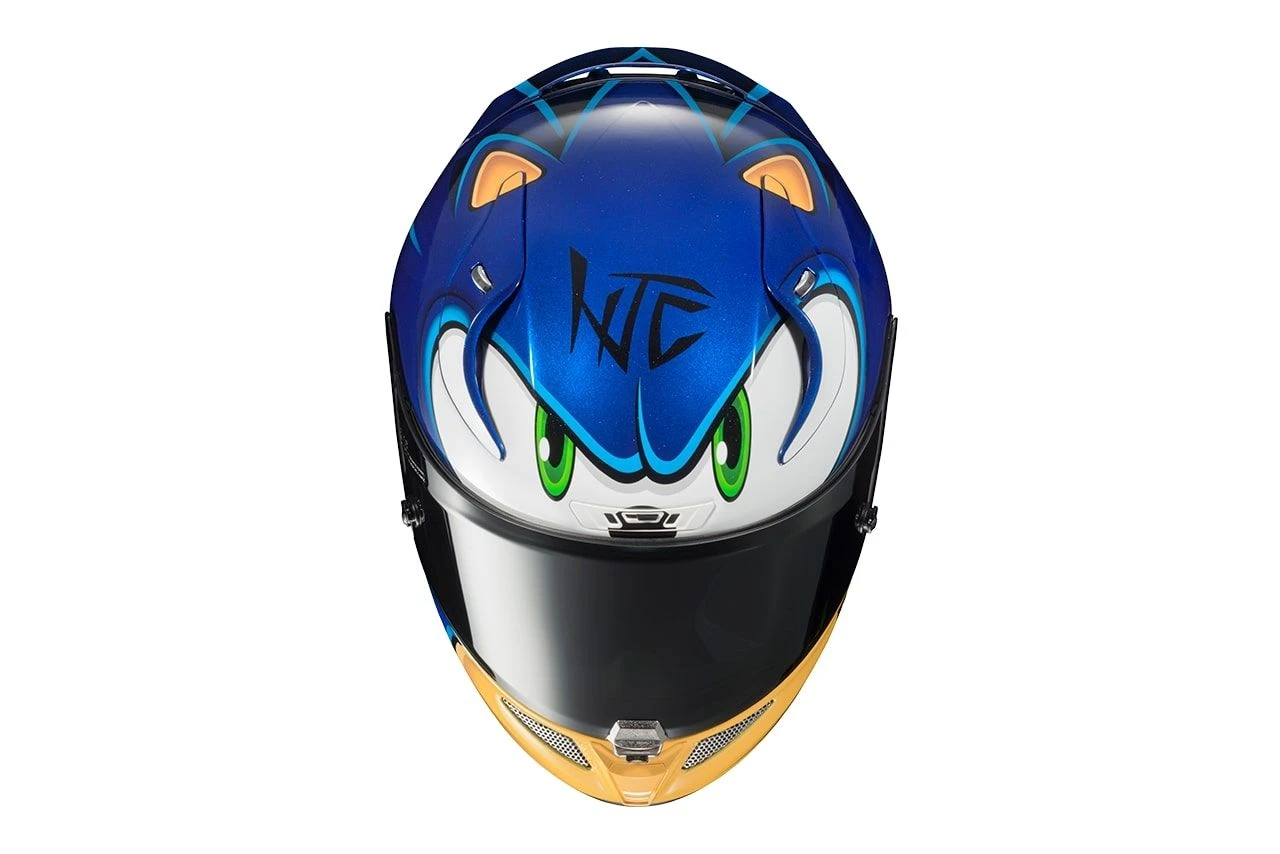 HJC RPHA 11 Sonic Sega Motorhelm 2 HJC RPHA 11 Sonic Sega Motorhelm - Afbeelding 2