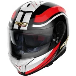 Nolan N80-8 50th Anniversary Motorhelm -Goedhart Motoren nolan n80 8 anniversary rood wit zwart 7635